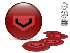 Vossen Epoxy Dome Aufkleber Luxus Autoembleme